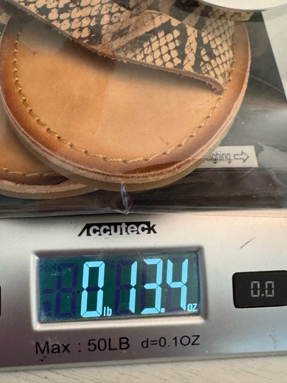 COCONUTS BY MATISSE LADYLIKE SANDALS IN TAN SNAKE SIZE 7M - Picture 9 of 9